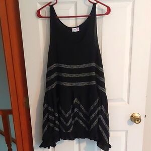Intimately Free People Black and Gray Tunic